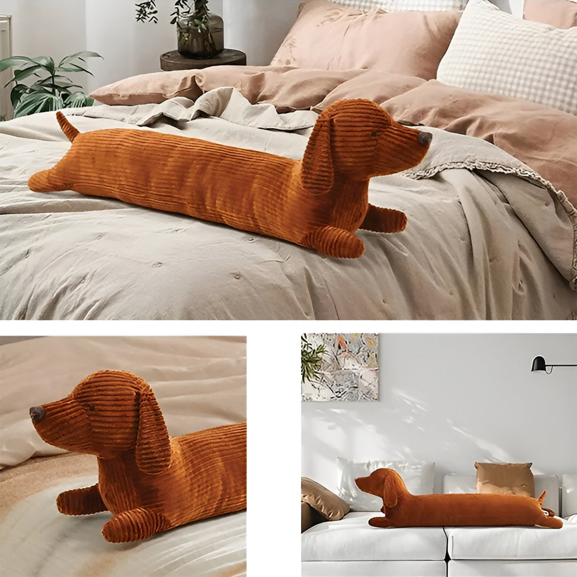 Plush Ergonomic Dachshund Cushion – DaxiRest