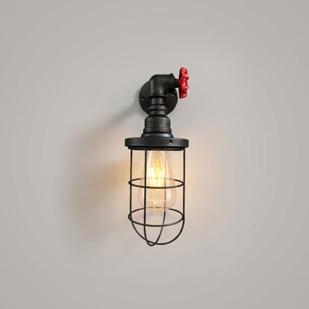 Industrial Style Wall Sconce - Aurelume