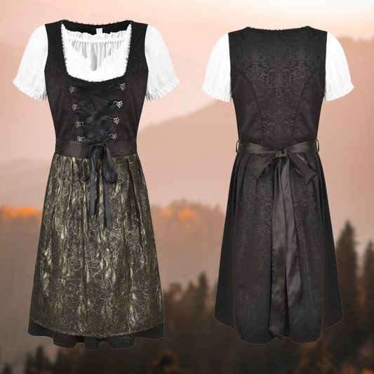 Exclusive traditional ladies' costume with apron and blouse - EdelTrachten