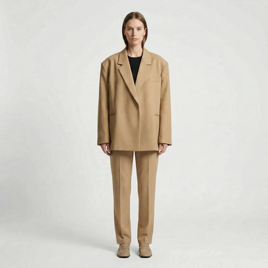 Ladies Oversized Blazer With A Clean Silhouette - Alexia