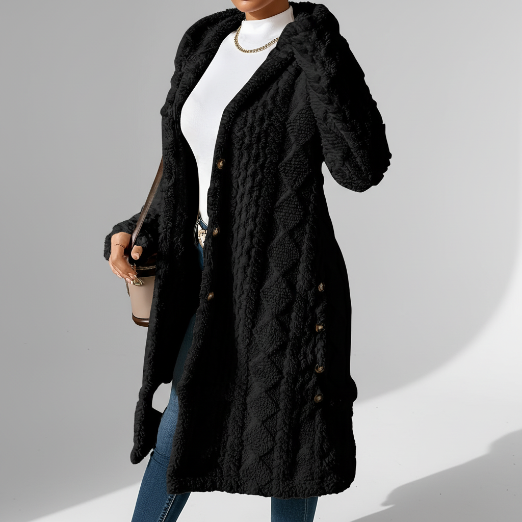 Lange Damen-Strickjacke - Maja