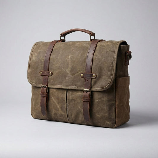 Leren Schouder Messenger Tas - MetroSatchel