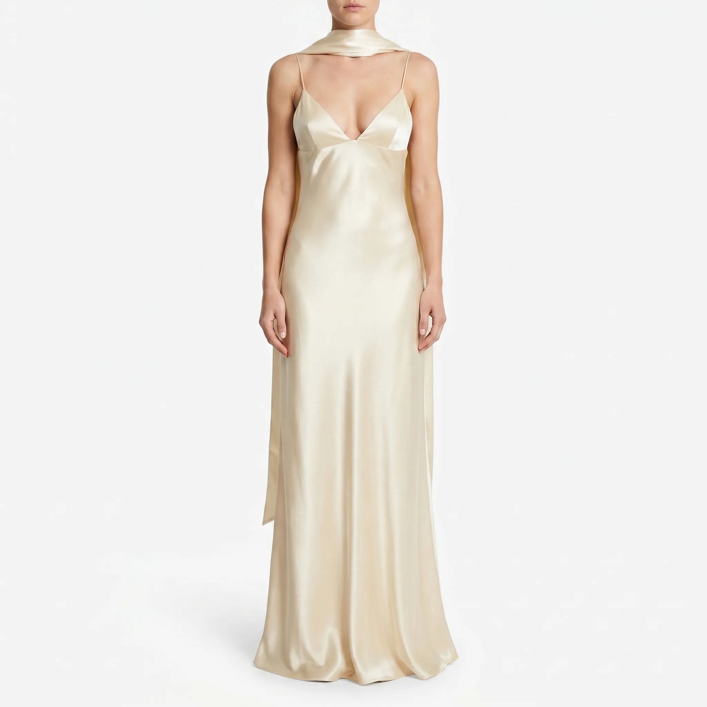 Long Slip Dress - Lois