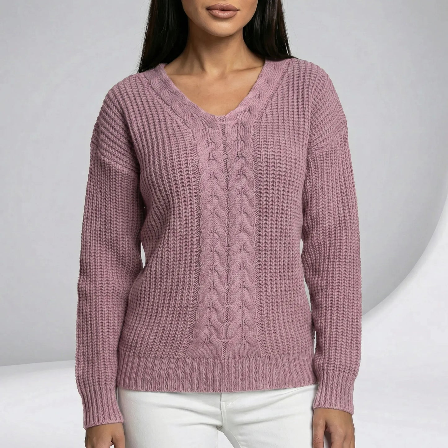 Loose Fit Long Sleeve Jumper - Carla