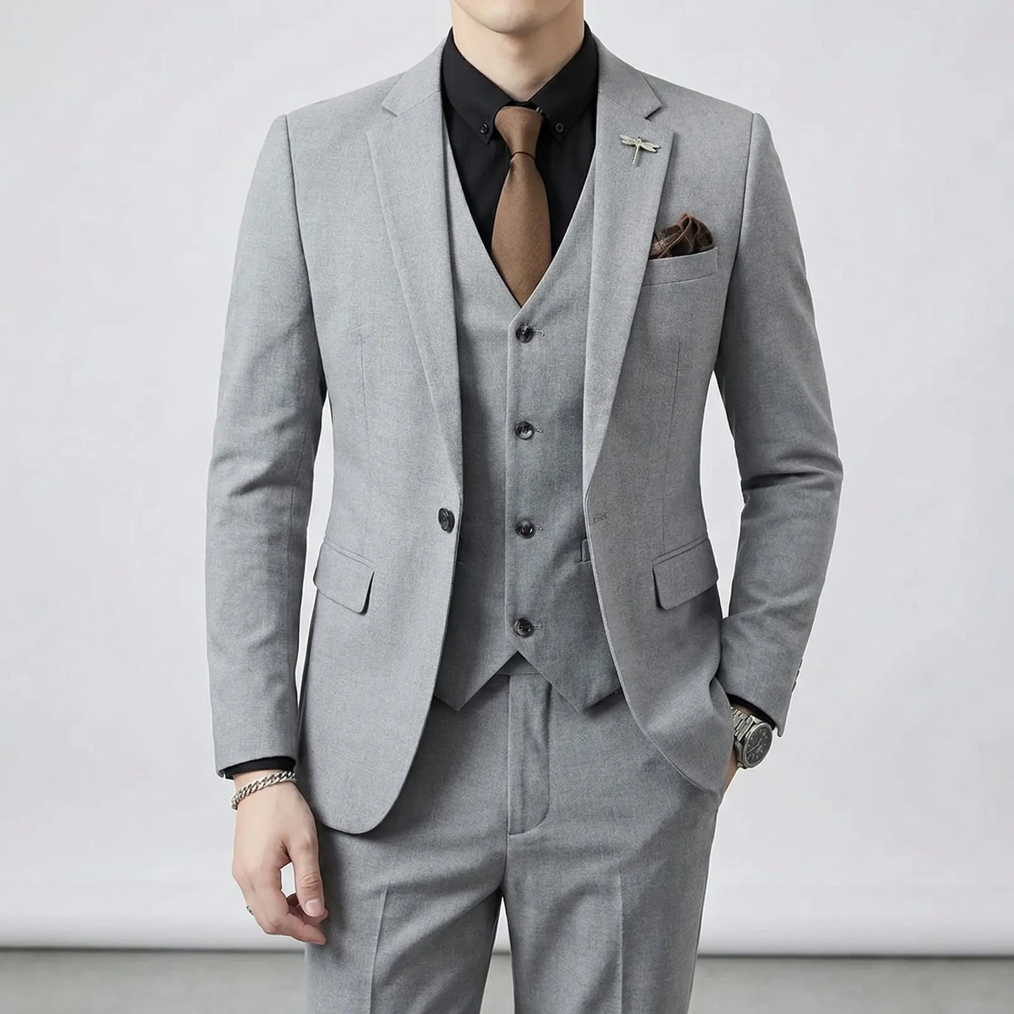 Men Suit Three Piece - Merlin
