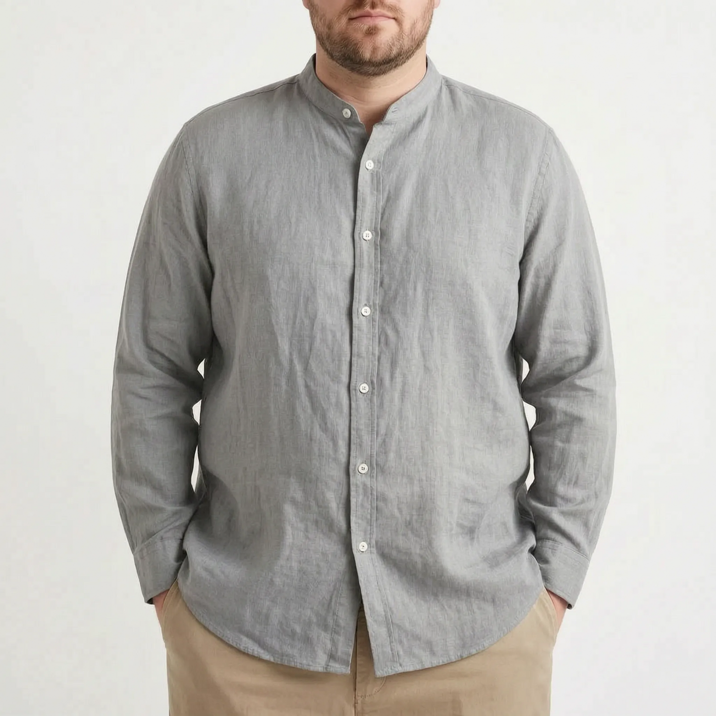Men's Stand Collar Shirt - Harry