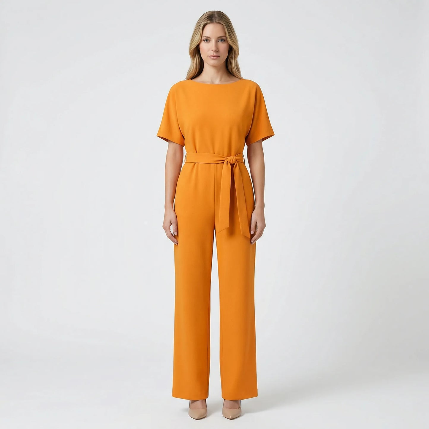 Minimalist Wide-Leg Jumpsuit - Lavinia