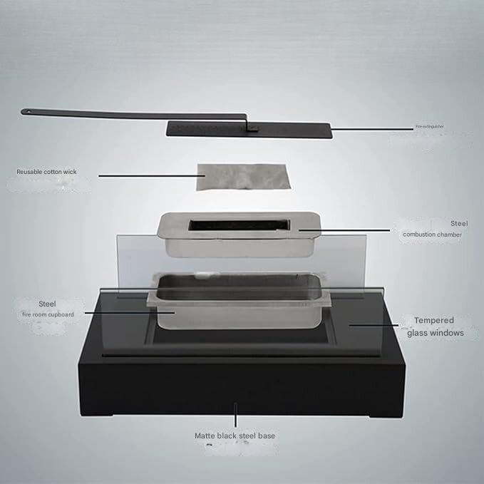Portable Table Fireplace - LumaFlame