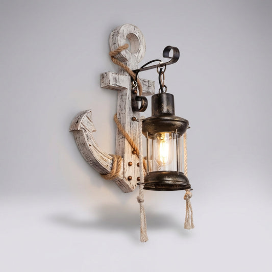 Nautical Anchor Wall Sconce - NautiGlow