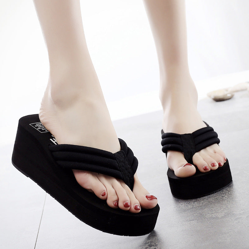 Orthopaedic Black Comfort Slippers - Sophia