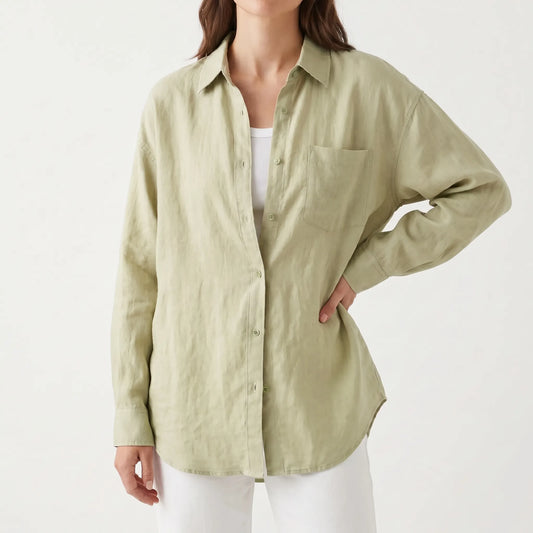 Oversized Button-Down Shirt - Shirley