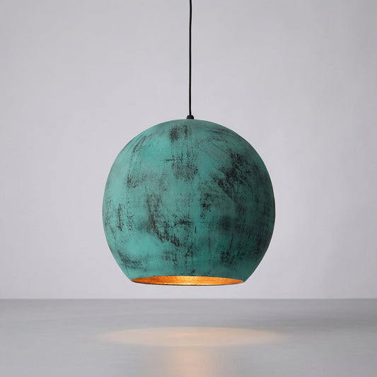 Oxidized Patina Pendant Light - Turinex
