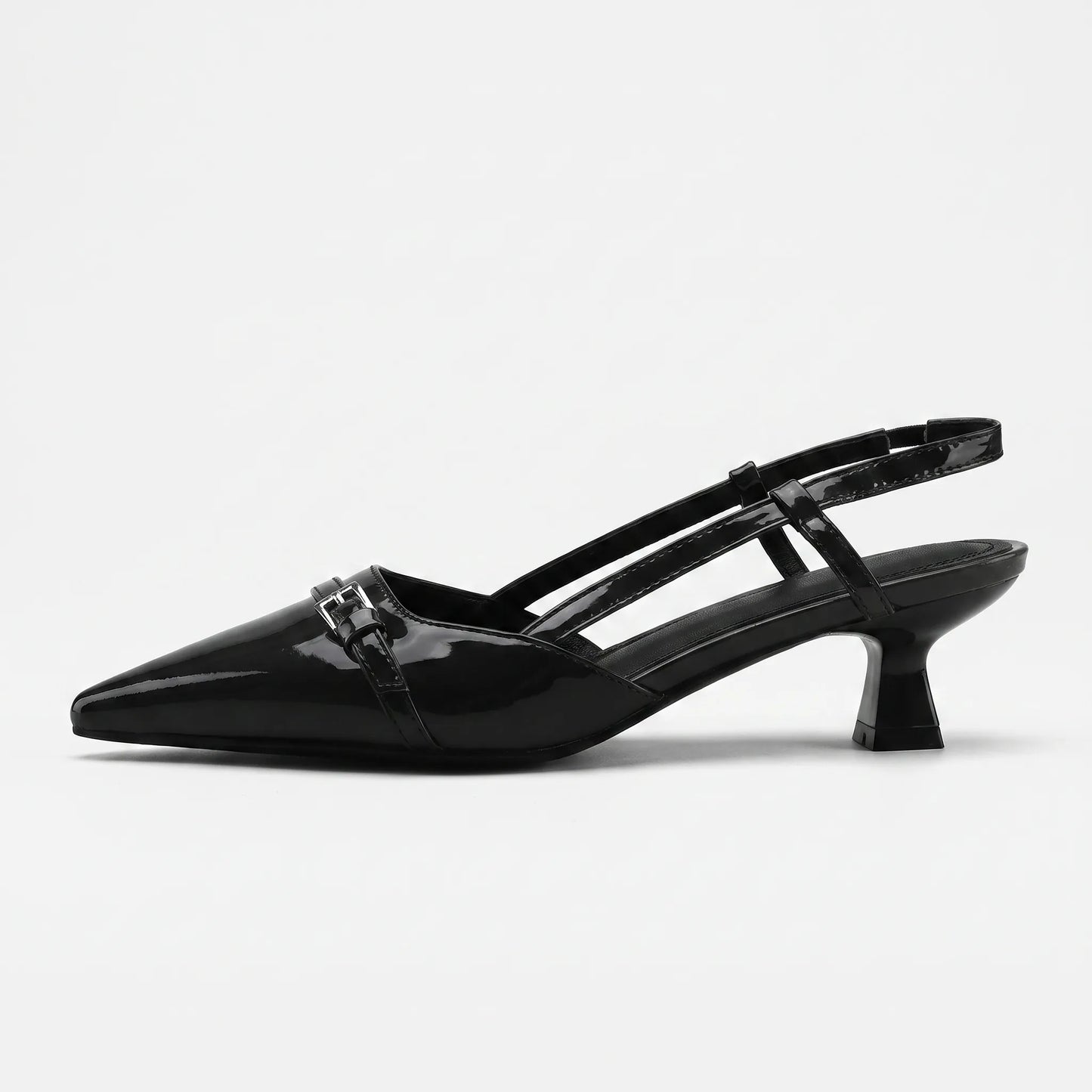 Pointed Slingback Kitten Heels - Victoria