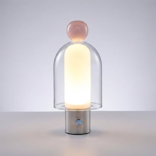 Rechargeable Glass Table Lamp - Vesanta