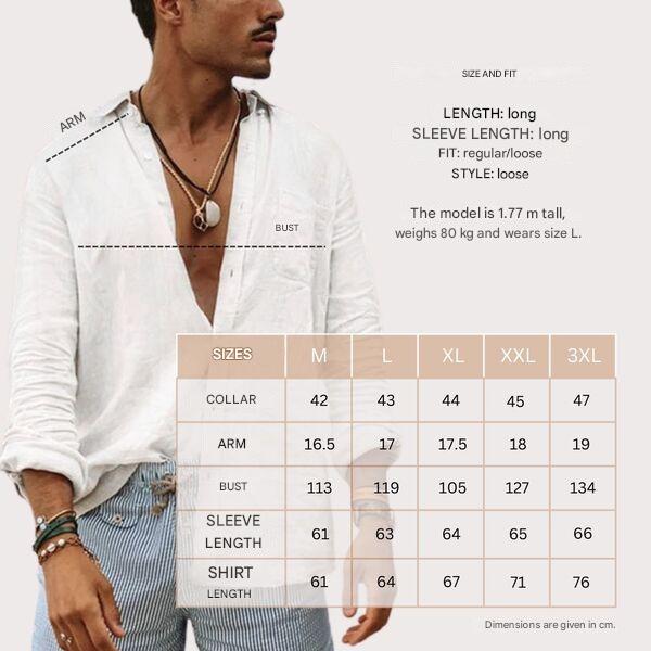 Lightweight Men's Cotton Shirt - Elias