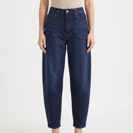 Relaxed Barrel-Leg Trousers - Sadie