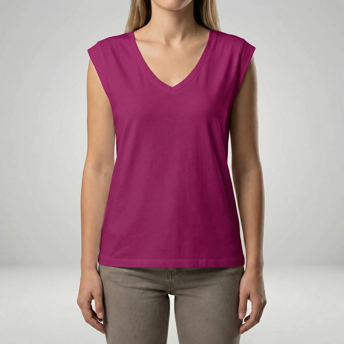 Relaxed V-Neck T-Shirt - Nadine