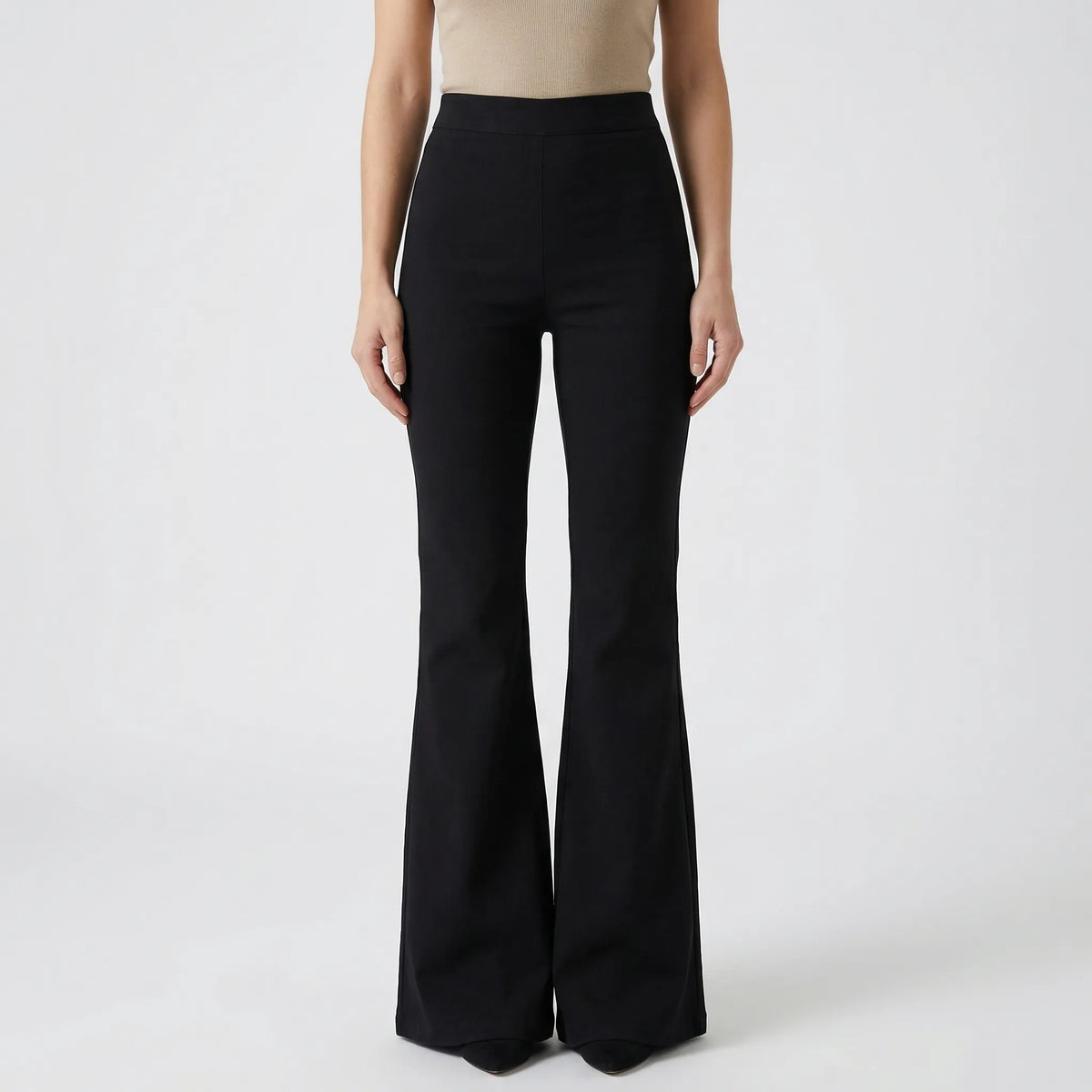 Retro-Inspired Flared Women's Trousers - Kristin