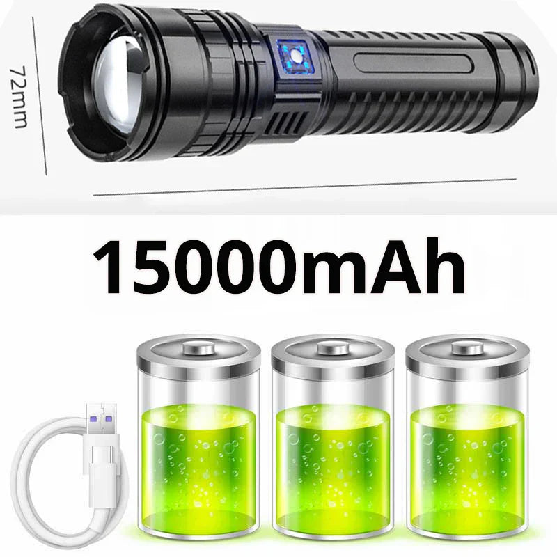 Rechargeable 10000 Lumen LED Torch – Striker