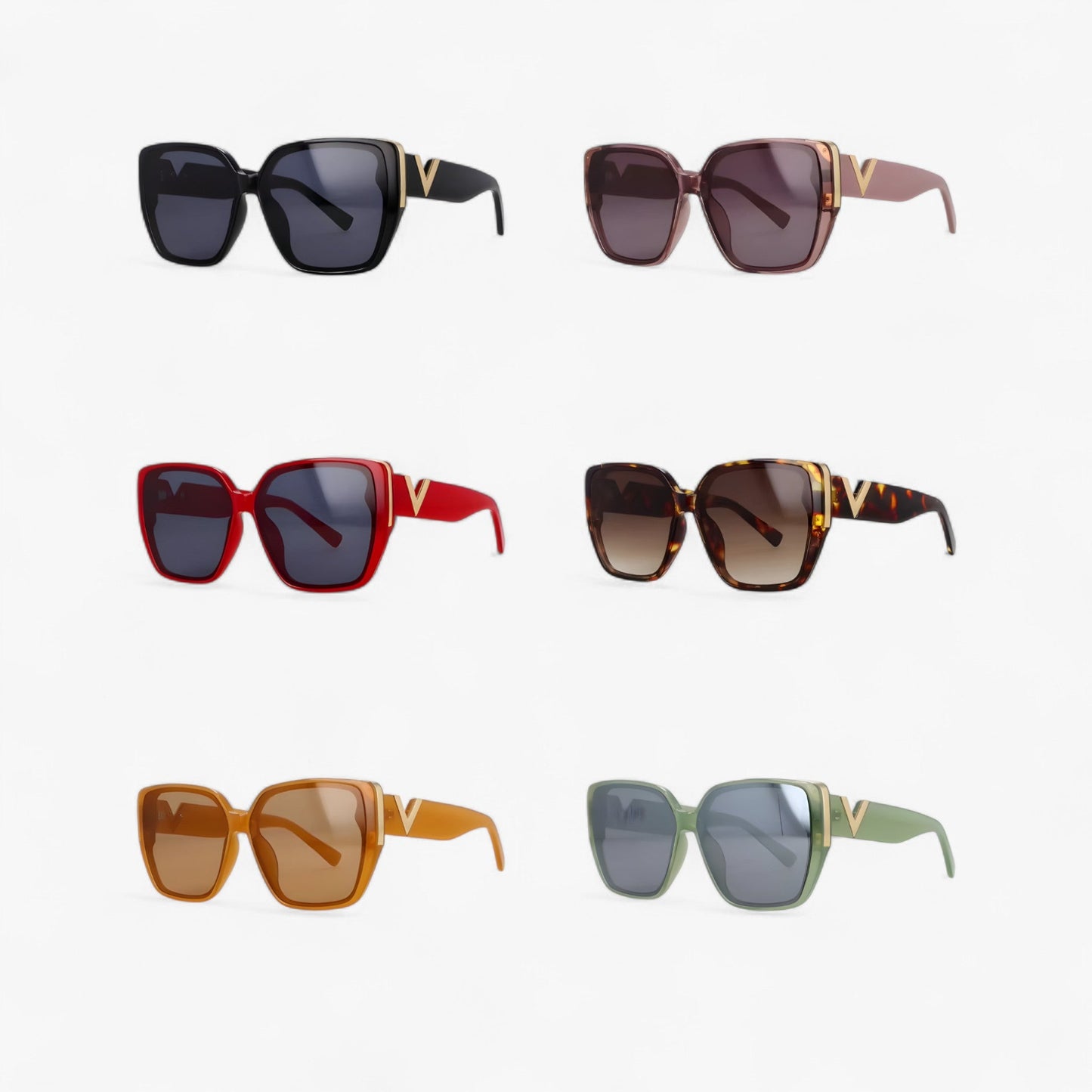 V-shaped mirrored sunglasses – Kryos