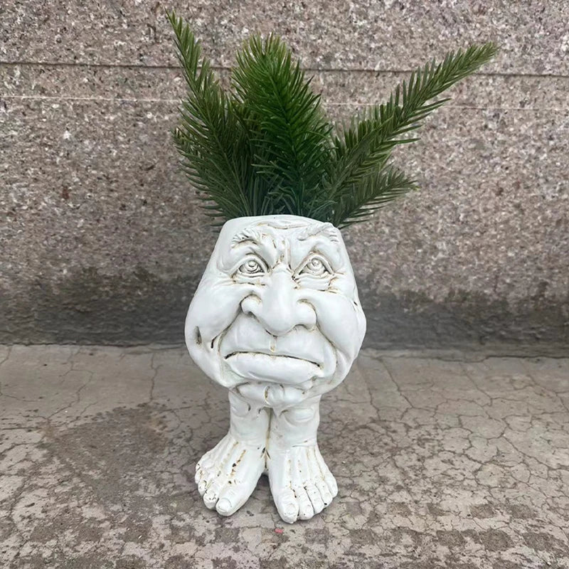 Funny Face Wax Plant Pot - GigglePot