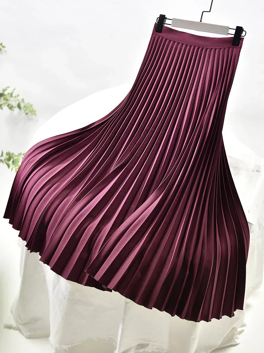 Pleated A-line skirt – Aurelia Autumn Magic