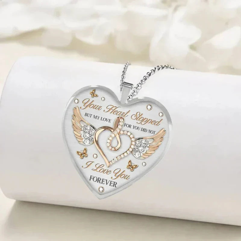 Engraved Heart Necklace – Sofie "Forever"