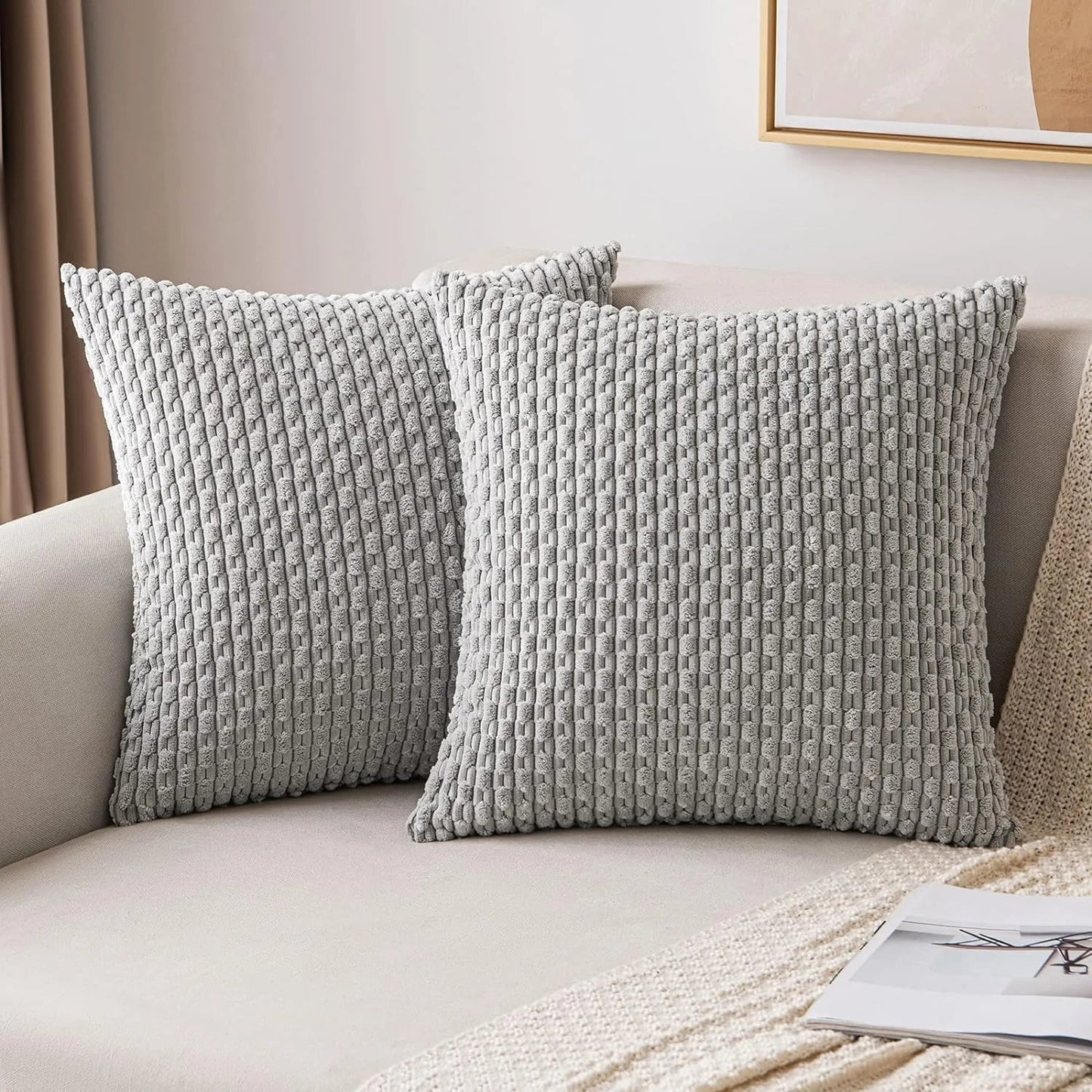 Corduroy Cushion Covers with Boho Style – Velvia