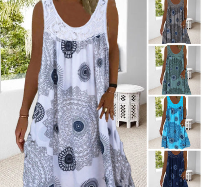 Sleeveless Summer Dress – Miranda | Airy & Comfortable