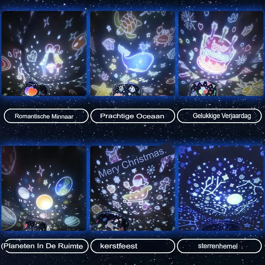 Unique Pattern Night Light for Kids - StarryDream