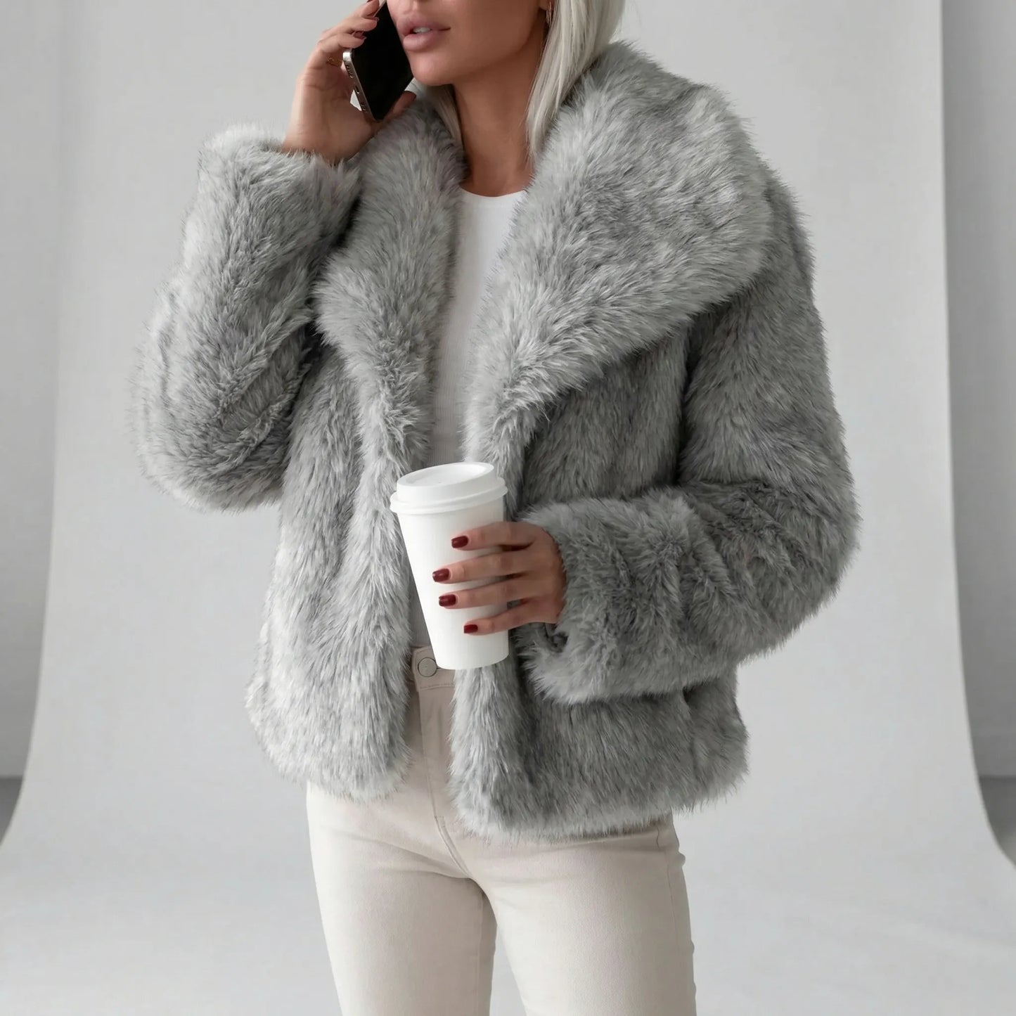 Short Statement Coat - Riana