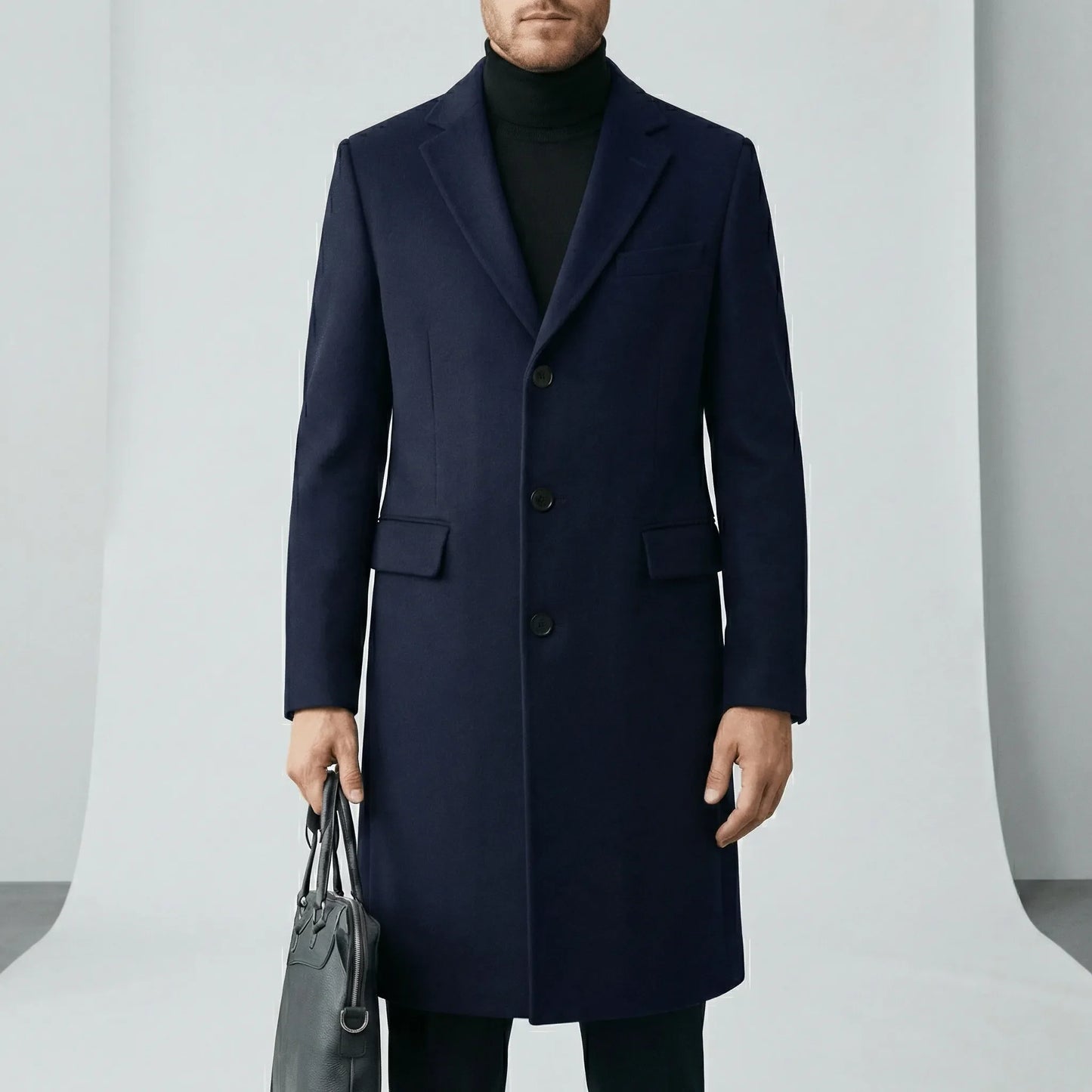 Single Breasted Overcoat - Dina