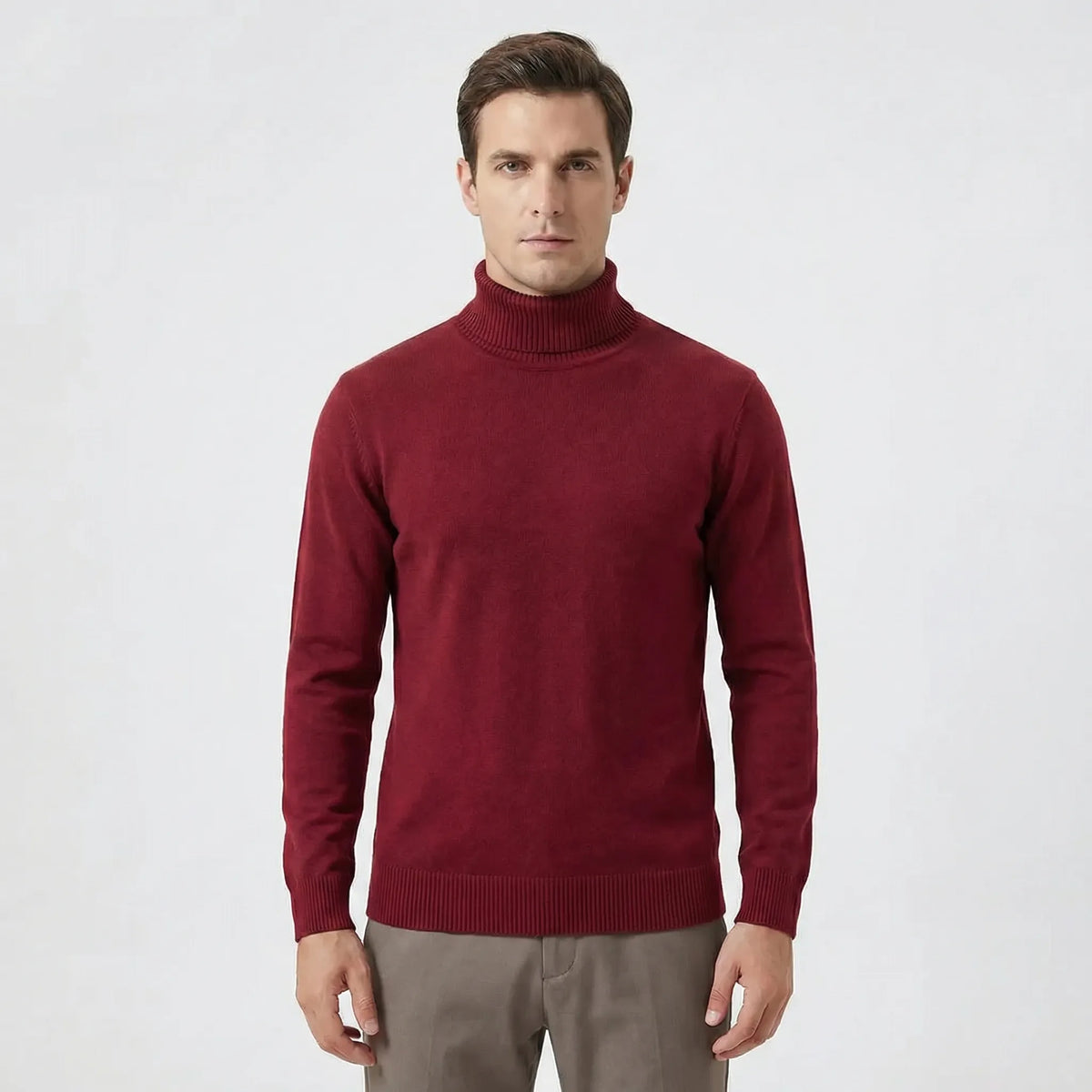 Slim Fit Turtleneck Jumper - Toni