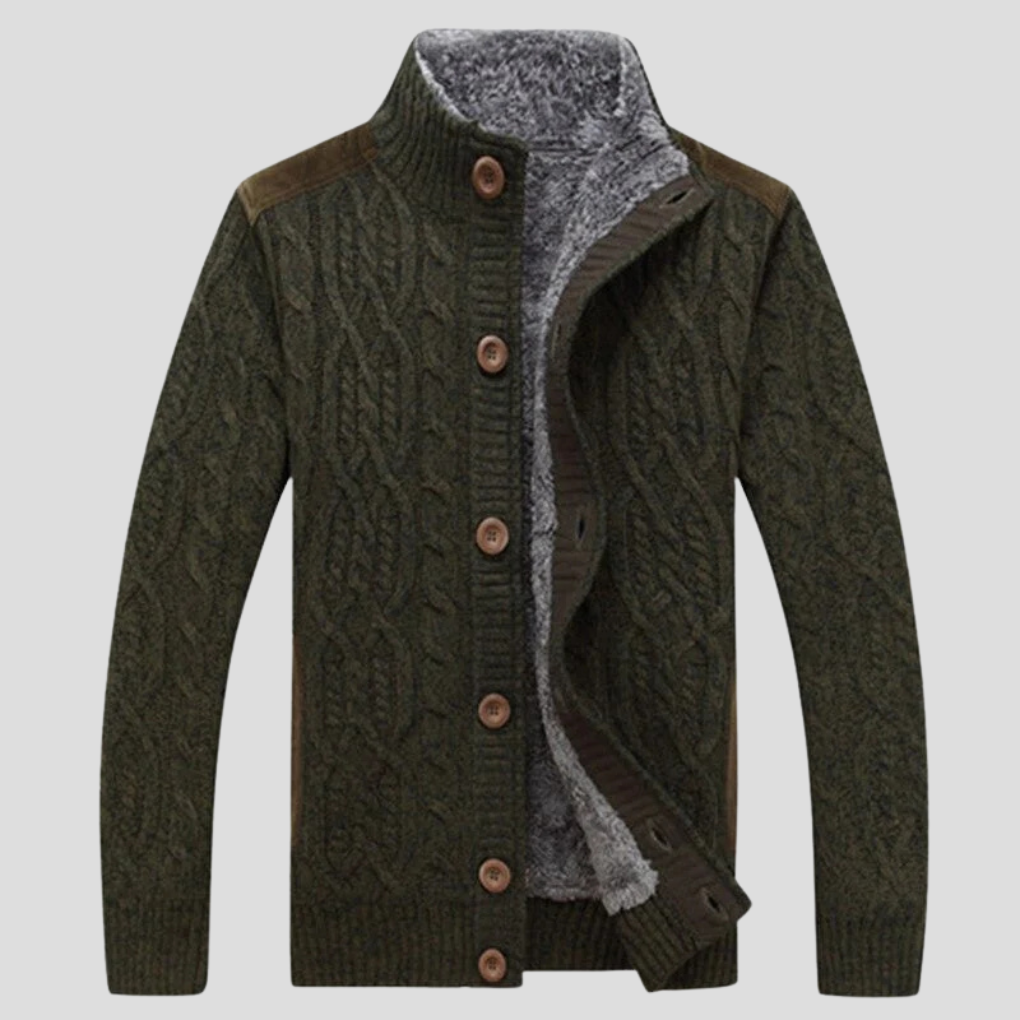 Strickjacke Mit Knopfleiste Vorne - Mats