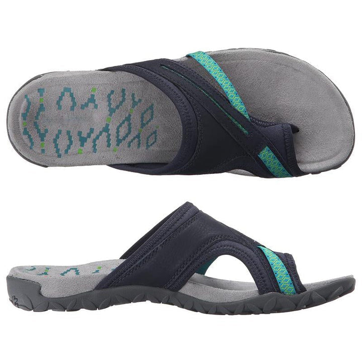 Summer Ladies T-Strap Slipper Sandals – Alina
