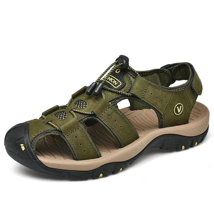 Supportive Men's Sandal With Open Toe Design - Shaun
