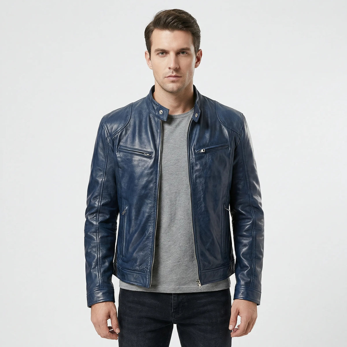 Timeless Stand-Up Collar Jacket - Leonardo