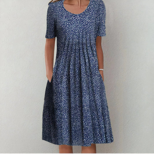 Stylish cotton dress for ladies - Lena