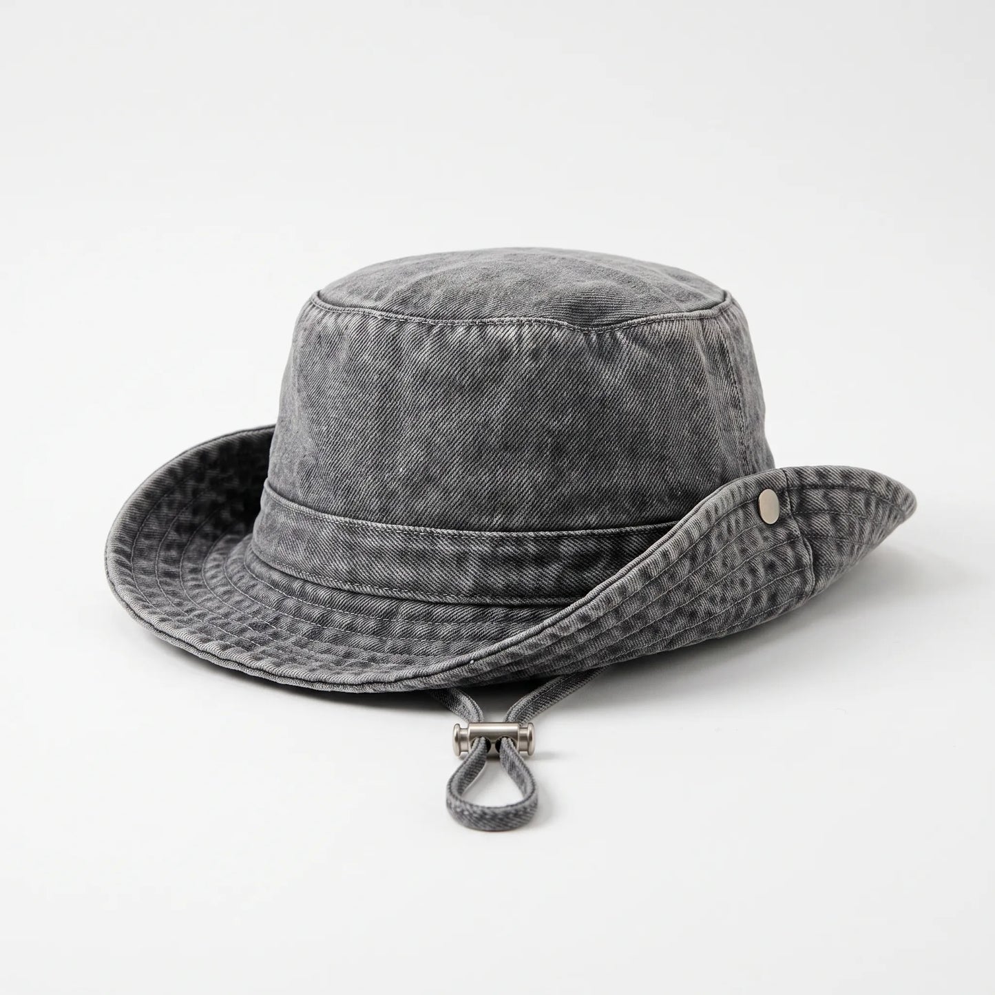Wide Brim Denim Hat - Peaknox