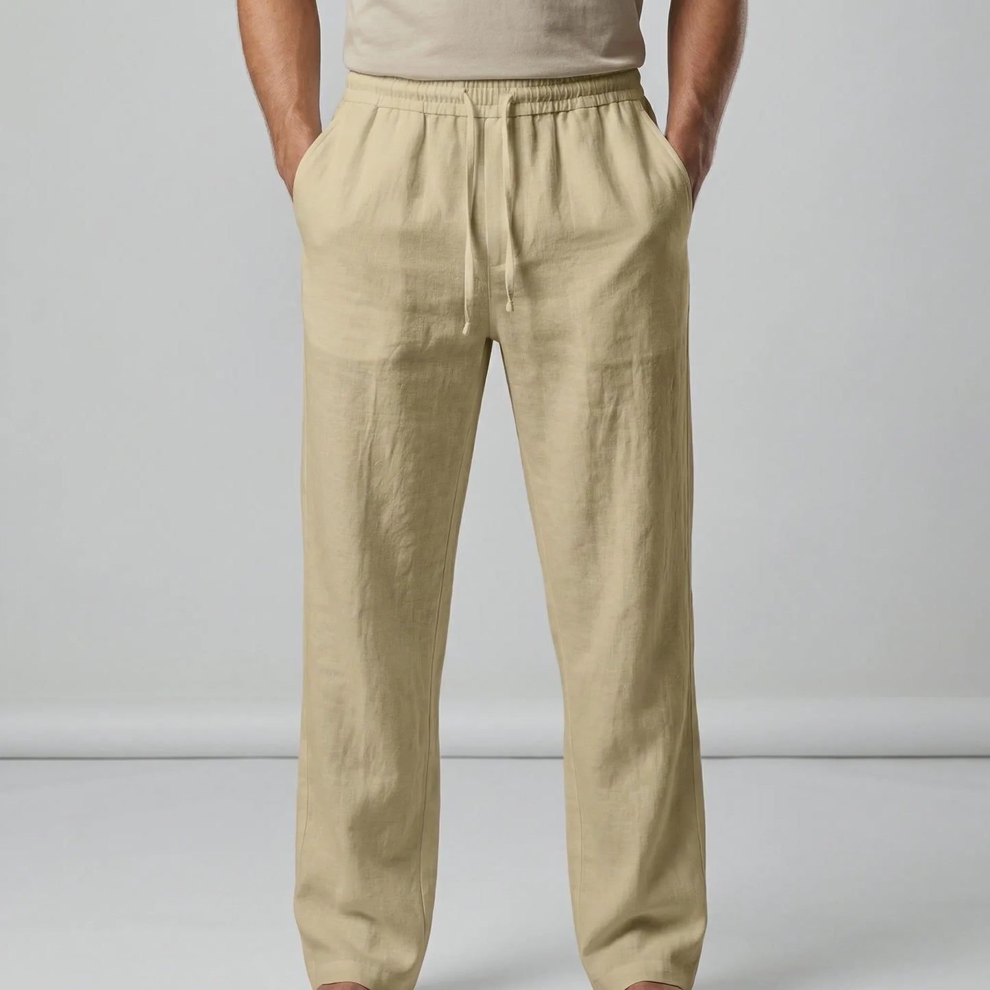Wide Leg Casual Trousers For Men - Noel