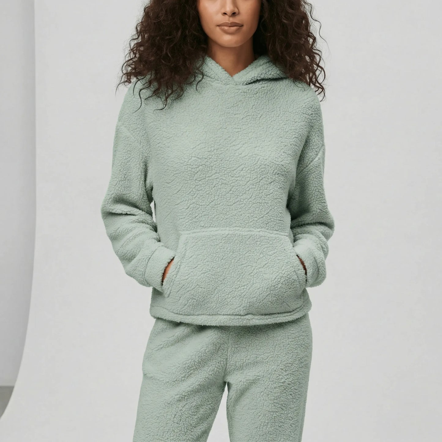 Women Loungewear Set With Kangaroo Pocket - Milana