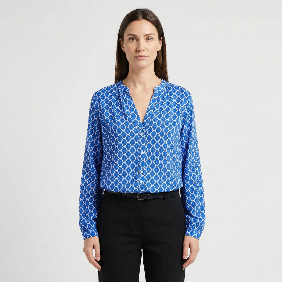 Womens Long Sleeve Blouse - Marla