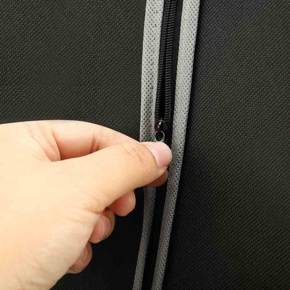Breathable garment bag set – pack of 5 garment storage covers with viewing window (two for the price of one)