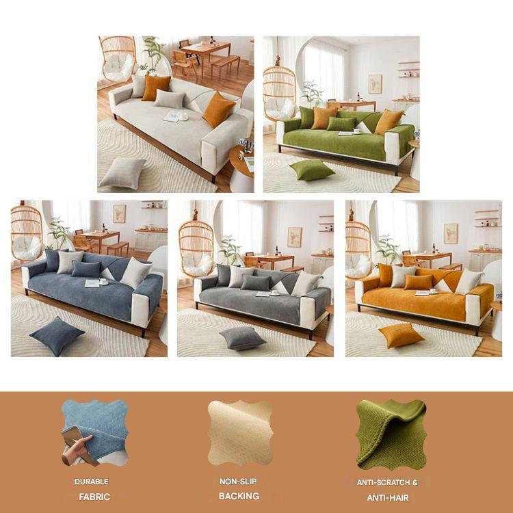 Chenille Bank Protector with Herringbone Structure – VeluraShield