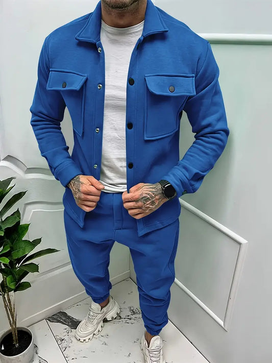 Cool Men's Set With Jacket And Trousers - Daan