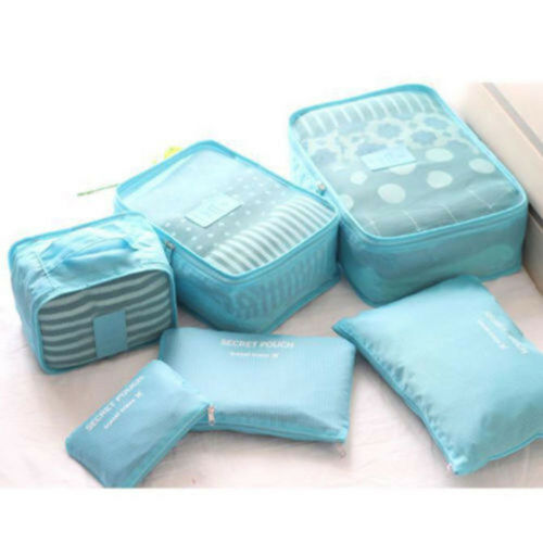Luggage organiser set – 2 for the price of 1: space-saving travel storage bags