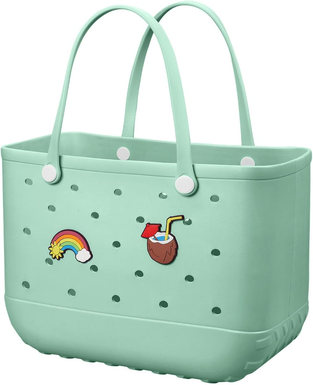 Waterproof EVA beach bag – large, washable tote for outdoor autumn walks