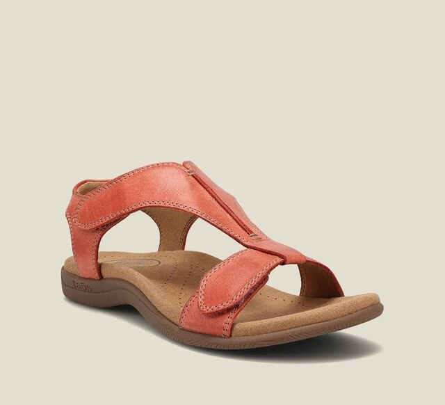 Orthopaedic ladies' sandals with wedge heel & comfort sole – Eleni
