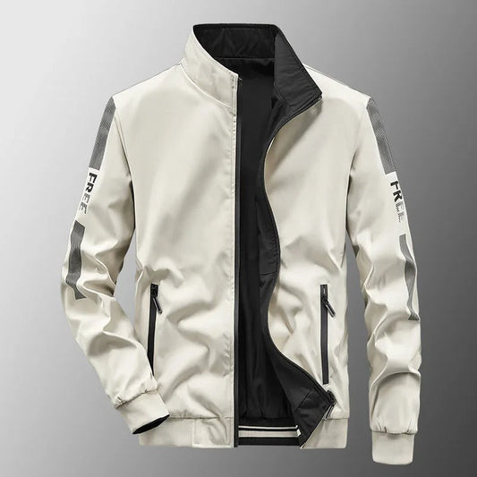 Reversible waterproof men's autumn jacket – Thijs