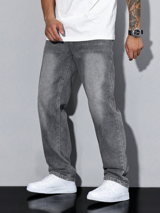 Casual men's jeans with straight leg – Milan